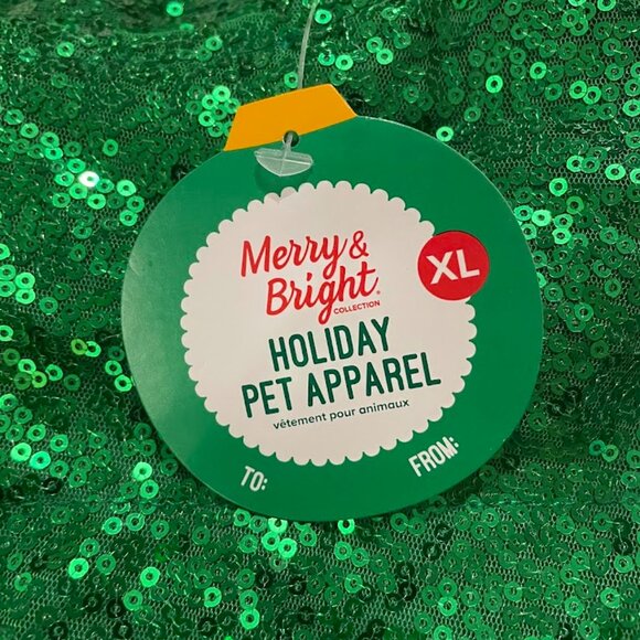 Glamorous Sequin Holiday Dress for Dogs!  Size XL, NWT - Picture 5 of 11